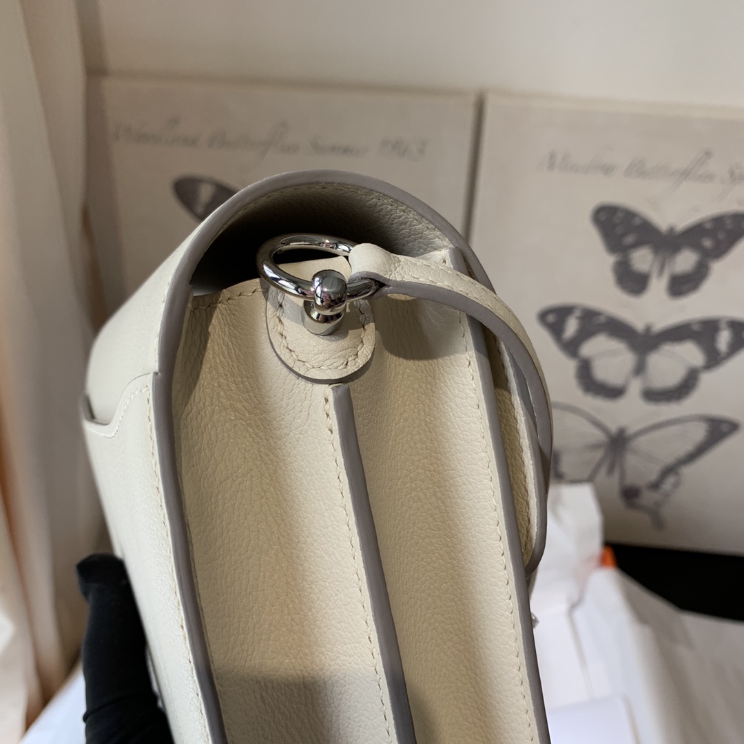 에르메스 룰리스18 나타 화이트 은장 에버컬러